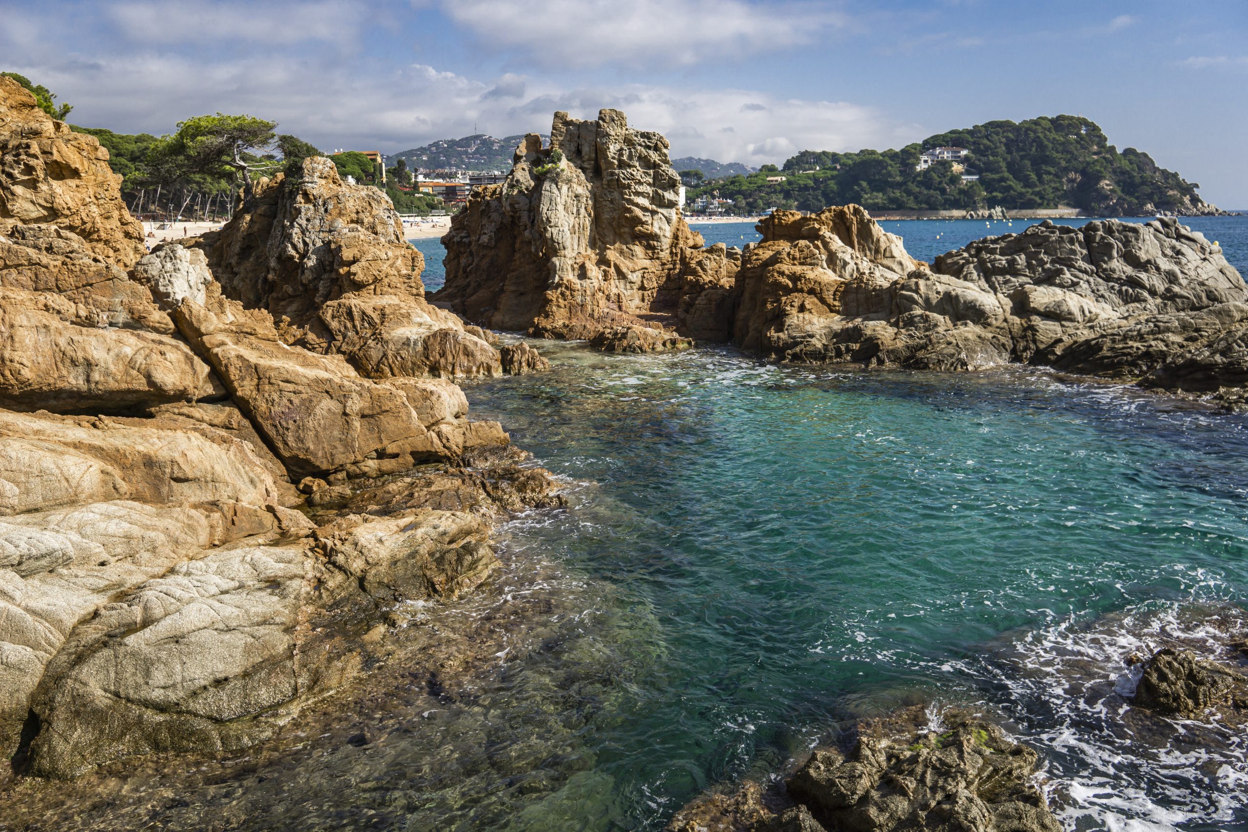 Vista de la Costa Brava, a només 5 minuts dels apartaments Tee & Sea a Santa Cristina d’Aro