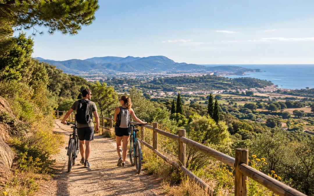 Ruta en bicicleta per Santa Cristina d’Aro amb vistes a la Costa Brava